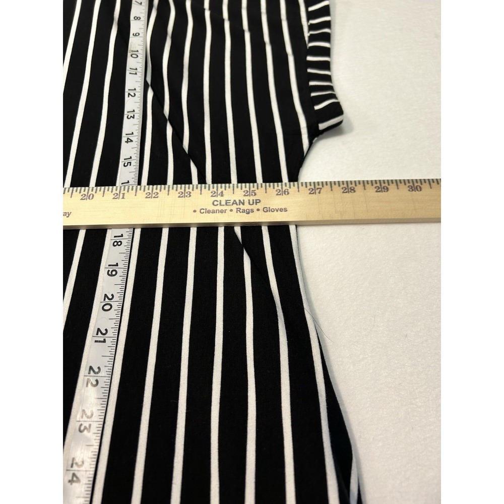 Cato Stretch Shift Dress Womens Size 22/24W Black White Stripe Cap Sleeve NWT - Picture 11 of 12